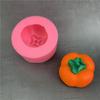 Paste Mould Fondant Cake Mold Silicone Press Baking Utensils Cake Decoration Colorful Mould for Creative Vivid Persimmon