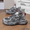 Darth Vader Four Seasons New Mesh Running Sports Casual Black Retro Height Increasing Non-slip Daddy Shoes