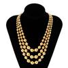 Exaggerated Acrylic CCB Ball Bead Chain Necklace for Women Gothic 2026 New Trendy Choker Neck Jewelry Steampunk Men