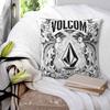 VVolcom Logo Square Pillowcase Pillow Cover Polyester Cushion Decor Comfort Throw Pillow for Home Bedroom