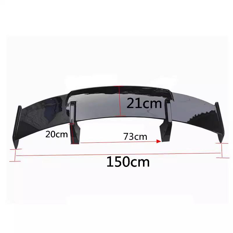 Universal Car Rear Spoiler: MP Style Anti-collision Fashion Decoration for Trunk
