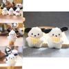 Pompompurin Plush Keychain With Scarf Backpack Charm Sanrio Gift For Kids Fans