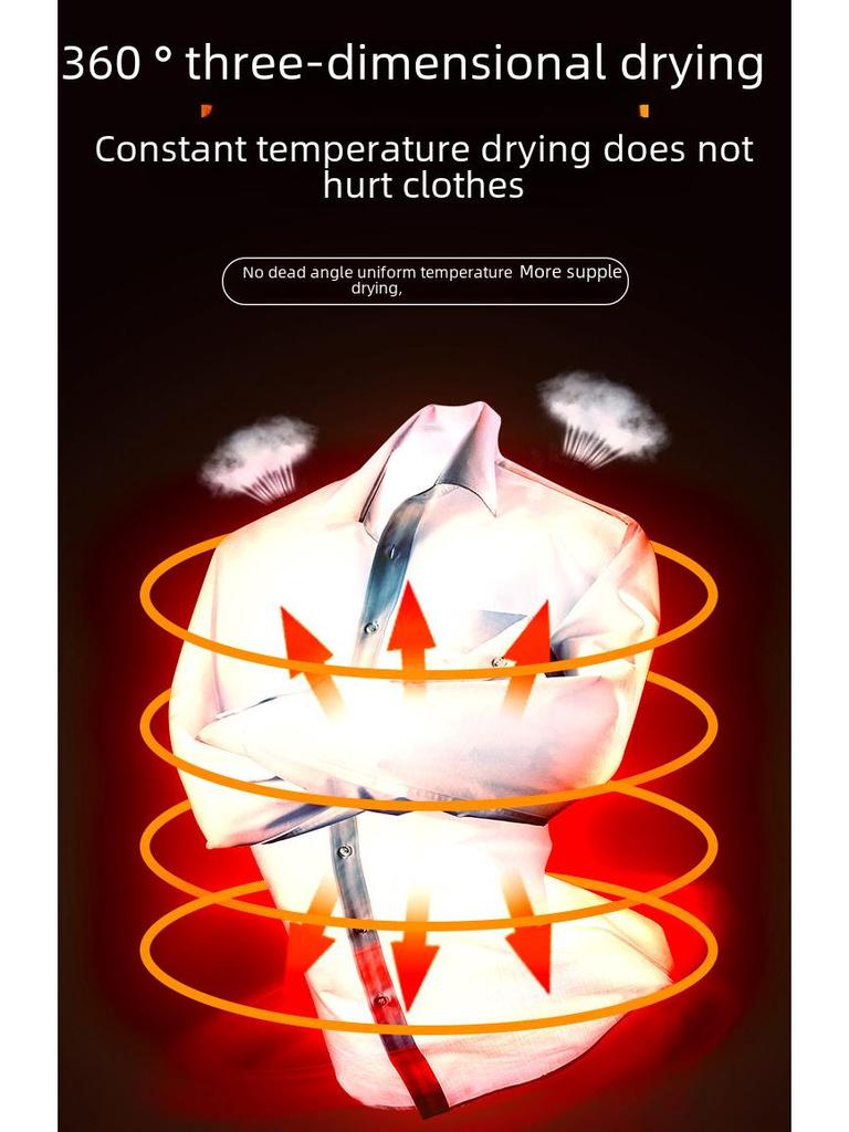 Remote-Controlled Air Dryer with Negative Ion Shield for Household Use