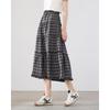 Betu Women's Retro Plaid A-Line Skirt