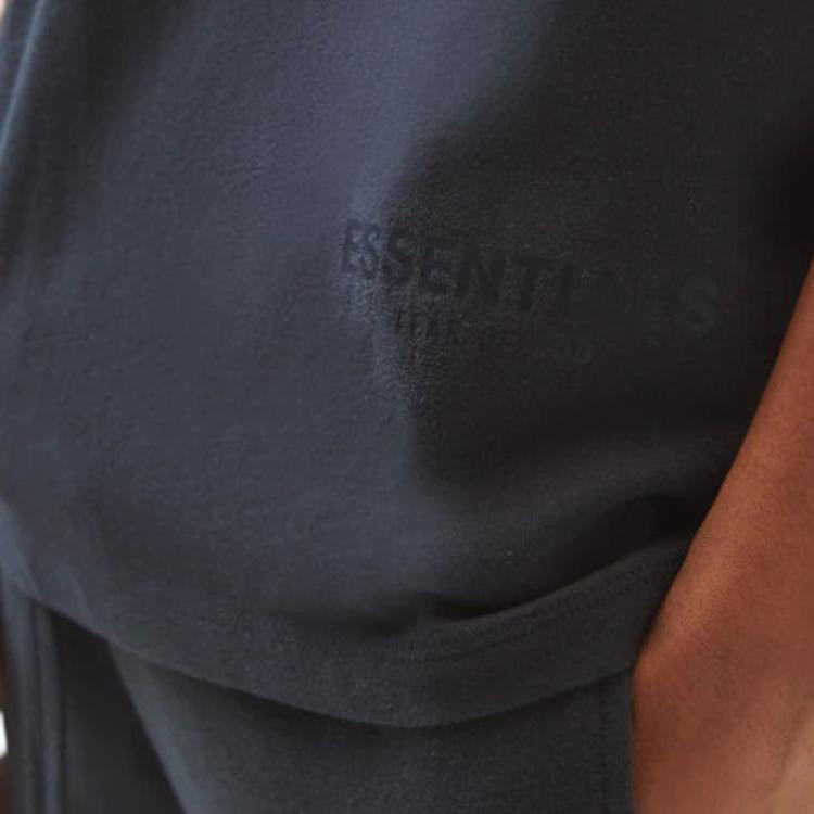 Fear of God Essentials T-shirt a maniche corte FW19 con logo Unisex Top Nero 0125250500105001