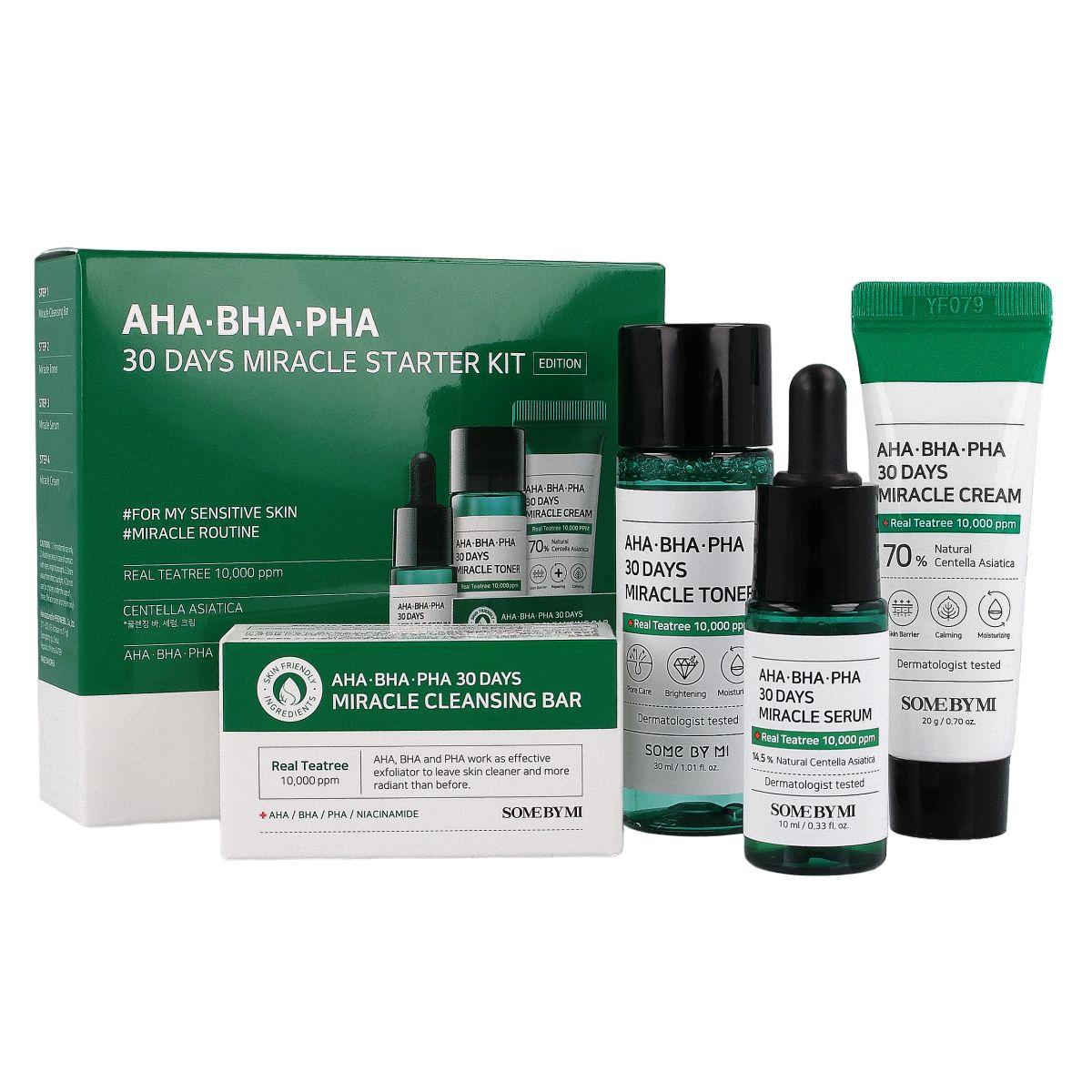

SOME BY MI AHA BHA PHA 30 days Miracle Starter Kit - Acid Starter Kit