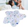 5pcs Washable Sanitary Pad Waterproof Printing Breathable Reusable Bamboo Charcoal Pad for Postpartum Physiological Period