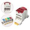 Plastic Junction Box Terminal Block Multi Outlet Terminal Block Rail Splitter Box For Electrical Installations