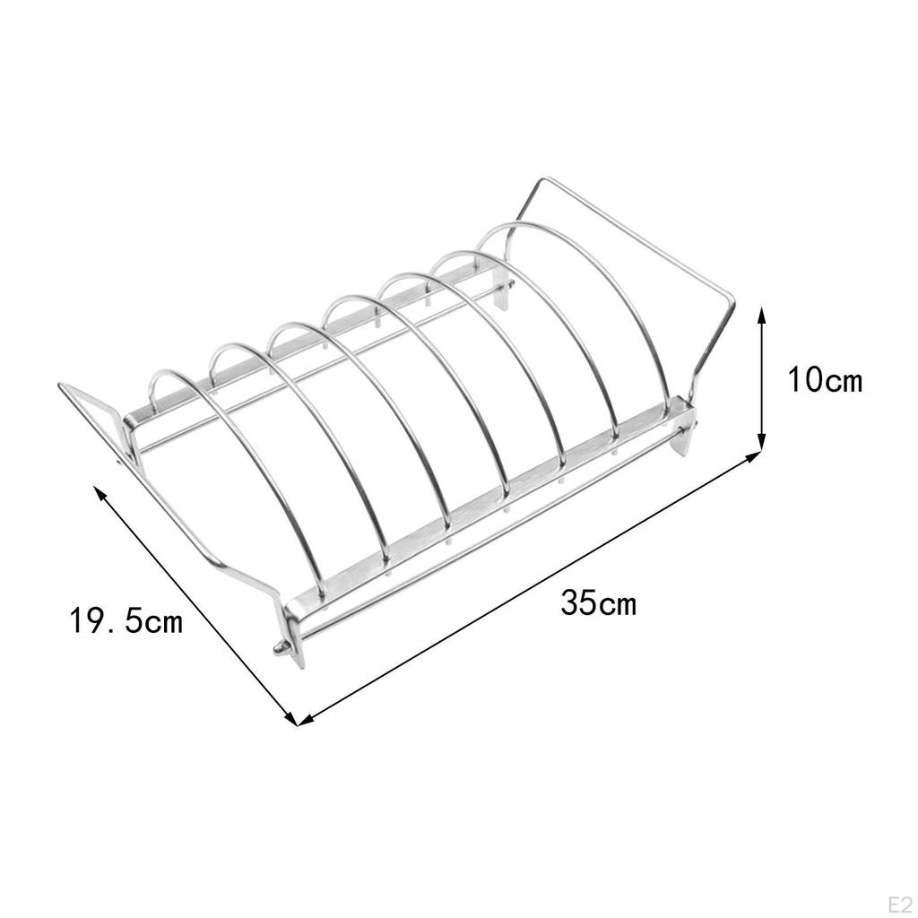 Rack for Grilling Ribs, Stand, Holder, Accessories, Removable Grill, Steak Rack, Rib Racks