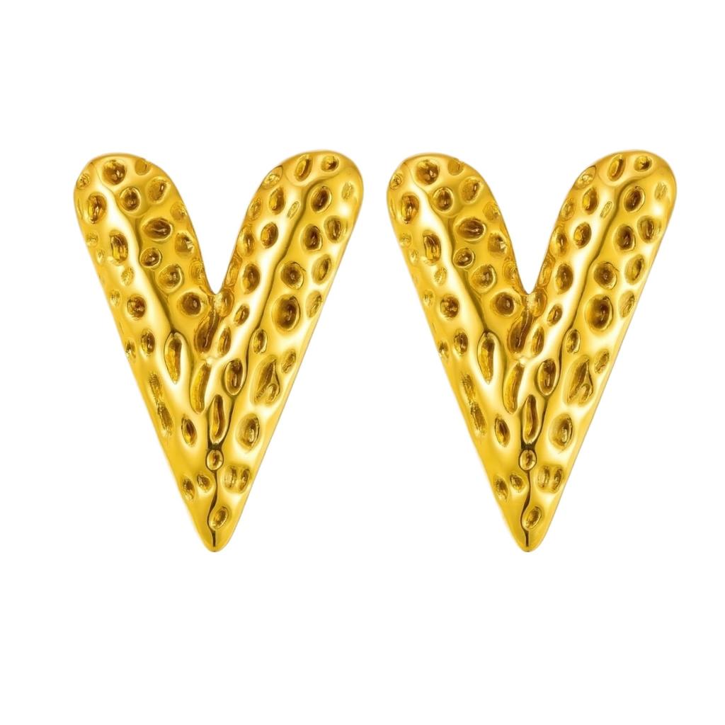 Boucles d'Oreilles en Acier Inoxydable pour Femmes Vintage Luxe Élégant Bijoux en Acier Titane