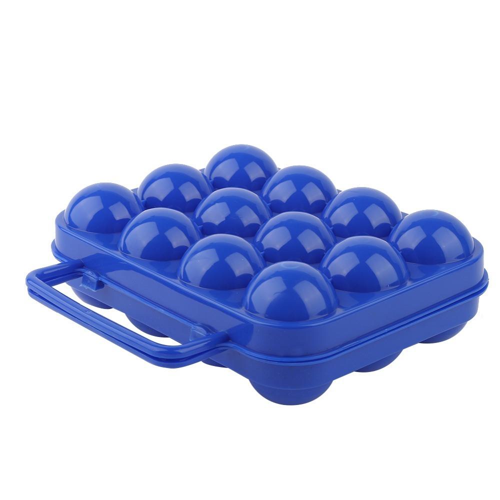 Compact Egg Tray With Handle Eggs Container Household Storage Eggs Organizer  Kitchen Use