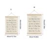 652F 2Pieces Preschool Education Frame Alphabets Number Posters for Child's Room