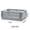 Mini Hollow Plastic Folding Storage Basket for Small Items - Gift Model 5002