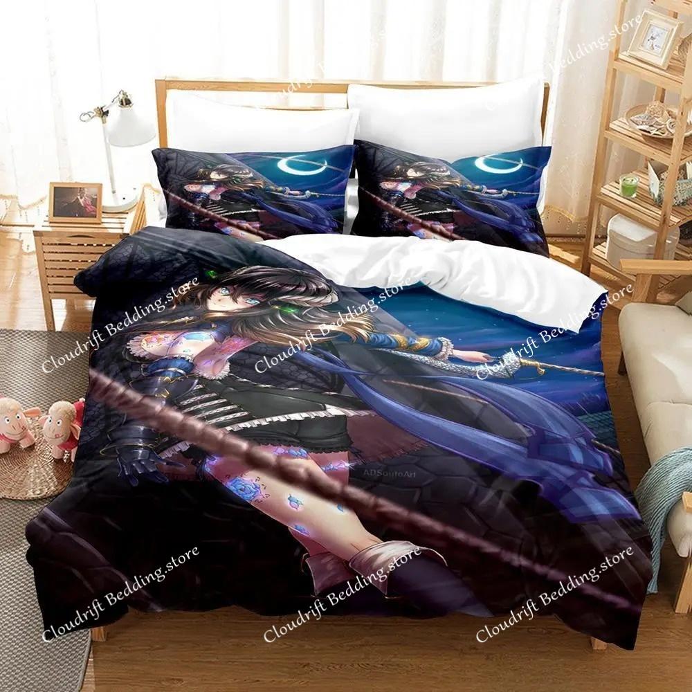 Game BLOODSTAINED RITUAL OF THE NIGHT Bedding Set Single Twin Full Queen King Size Bed Set Adult Kid Bedroom Duvet Cover Sets