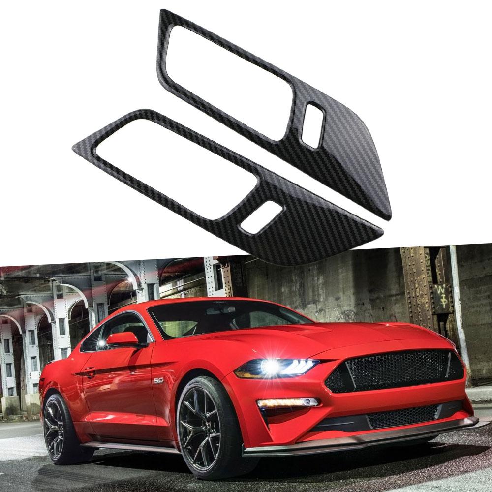Car Door Handle Sticker for Ford Mustang 2015 - 2020 2026 2026 2026 Door Handle Bowl Panel Cover Decoration Trim Accessories