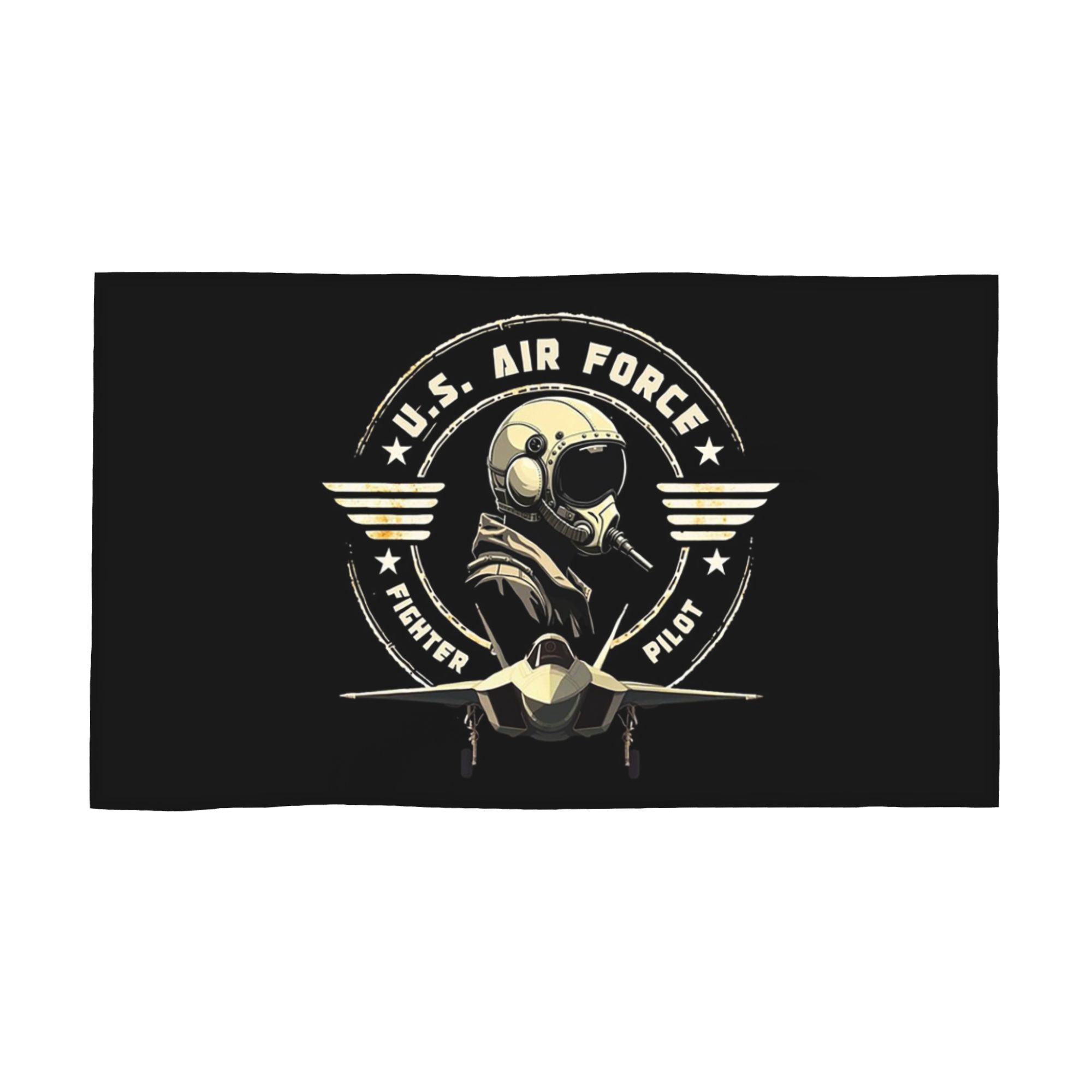 

U.S. Air Force Fighter Pilot Military Aviation Vintage Soft Face Towel Quick Dry Pool Bath Cotton Towels Absorbent Quick W40*H60(CM)