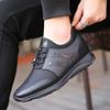 Autumn breathable men's invisible inner height increase men's shoes 6cm sports and leisure shoes leather single shoes large size men's shoes 4748