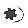1Pcs 3.5mm Jack Multi Port Audio Splitter Adapter  Phone Laptop MP3 Player