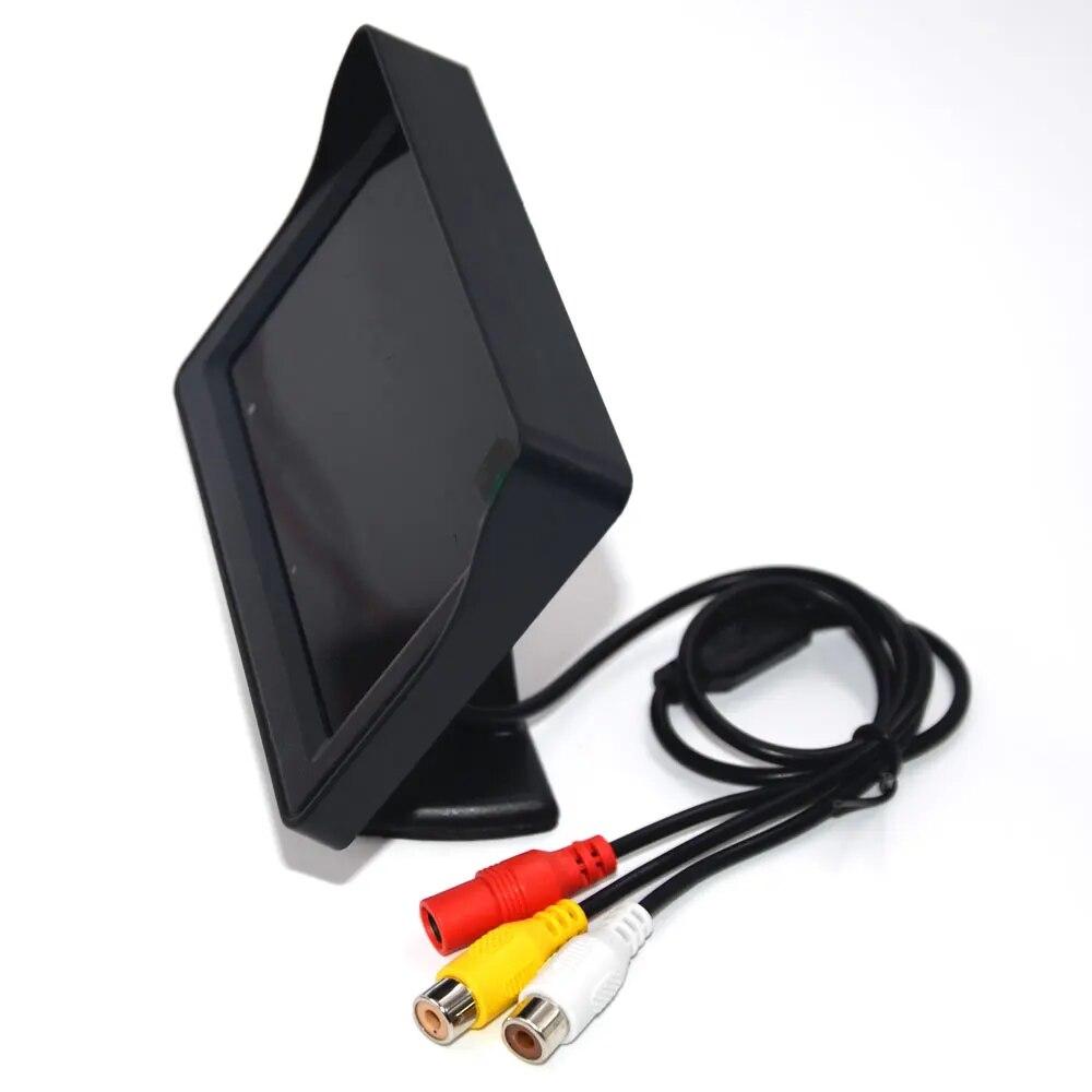 Car Rear View Camera with or Monitor 4.3 Inch Screen TFT LCD Display HD Digital Color 4.3 Inch PAL/NTSC for Parking Reverse