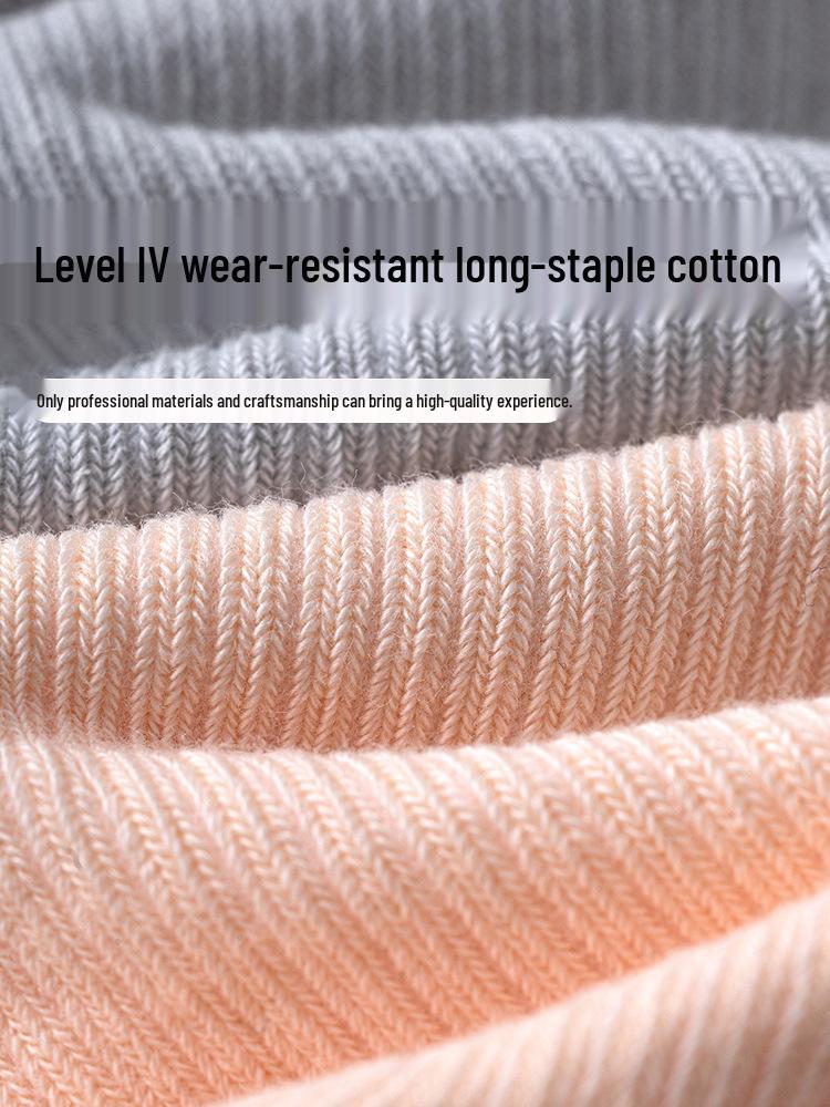 Infant Toddler Cotton Ribbed Knee-High Socks (0-3 Years) - Loose Fit for Spring/Autumn