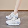 Women's Summer New Breathable Thin Casual Sports Shoes Thick-soled Inner Height-increasing Women's Shoes