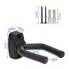 Wall Hanger for Guitar from 1 To 10 Pieces, Black Hook for All Sizes, Bass, Mandolin, Banjo, Ukulele, Guitar Accessory