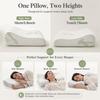 Bed Pillow Rayon Derived from Bamboo Memory Foam Pillow, Sleep Pillow Contoured Orthopedic Pillow Soft Neck Support Breath Pillo