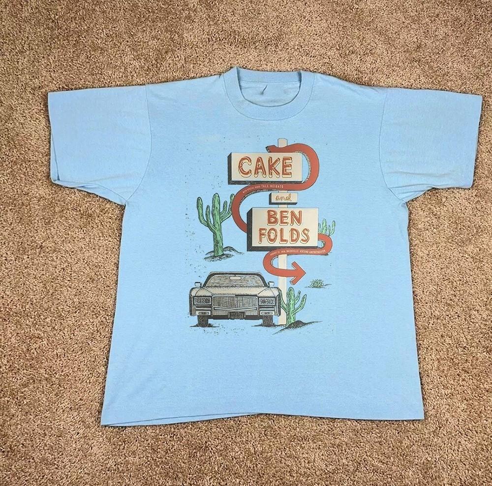 Cake Band And Ben Folds Live In Concert T Shirt Full Size S5XL SE784 Unisex T-Shirt M