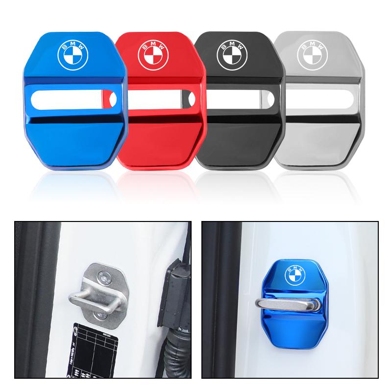 For BMW M X1 X3 For BMW X1 X2 X3 X5 X4 X6 X7 G30 G20 G32 G11 G12 F40 F30 F20 F10 F34 F07 F44 Sticker 4Pcs 3D Car Door Lock Cover Accessories