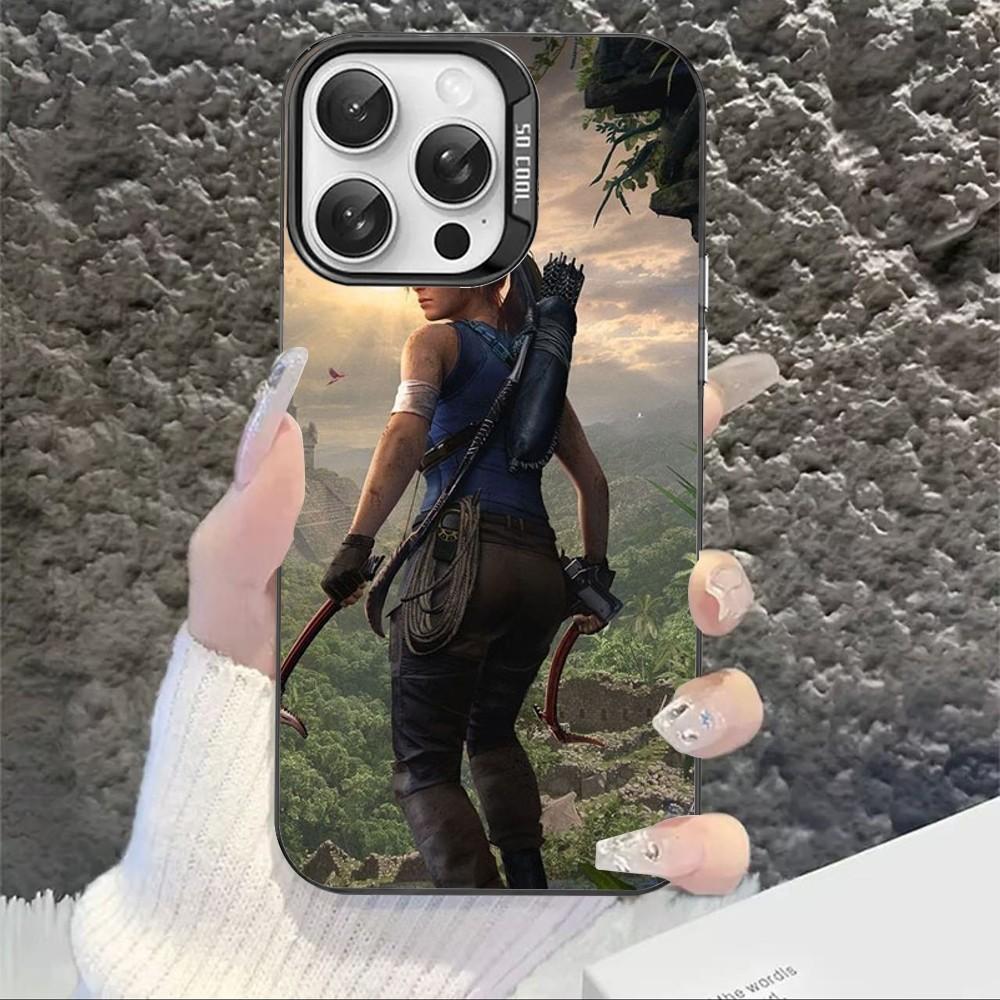 Video Game Tomb Raider Phone Case For IPhone 16 15 14 13 12 11 Pro Max X XR XSMAX 8 7 Plus Matte Shockproof Back Cover