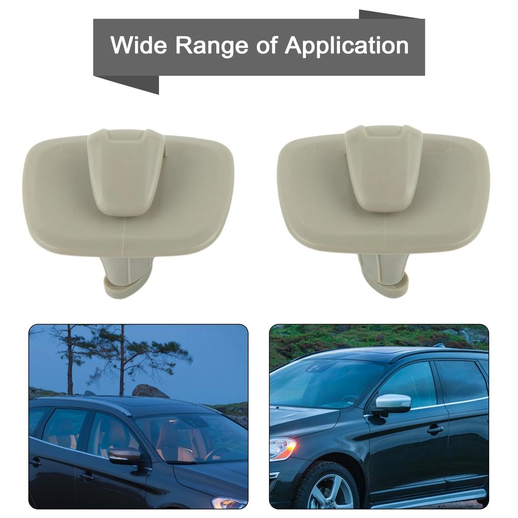 2pcs Cars Hanger Hooks Rear Row For Volvo 18-20 Model XC40/XC60/XC90 16-20 Cars Hanger Hooks Rear Row Car Accessory