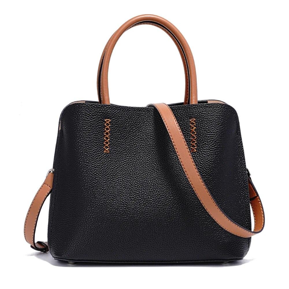 Dámská kožená nákupní taška Zency, velká taška přes rameno, crossbody, 2024, velikost pro ženy