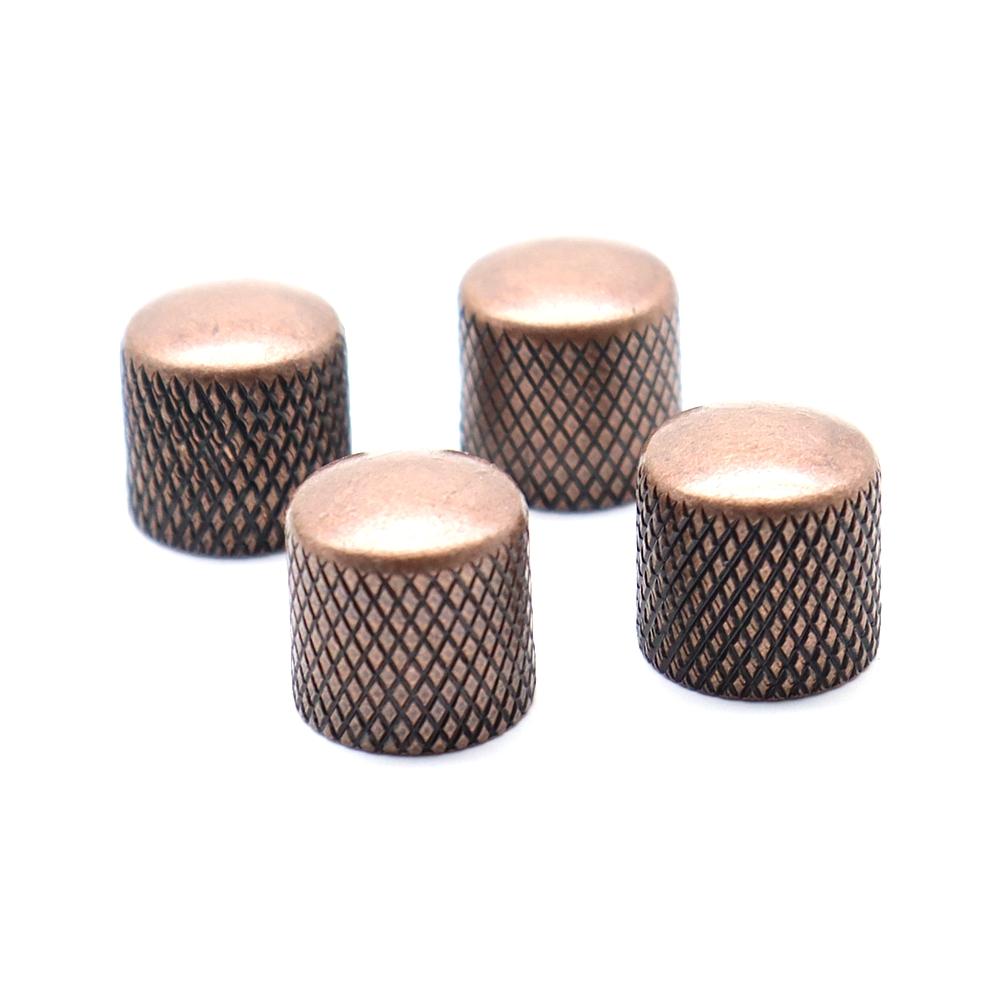 

4pcs Guitar Knobs Metal Dome 6mm Guitar Volume Tone Knobs Potentiometer Control Knobs For Electric Guitar Bass