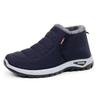 Men's and Women's Cotton Shoes with One Pedal, Piled and Thickened Warm Snow Boots, Medium and Old Low-top Short Cotton Boots