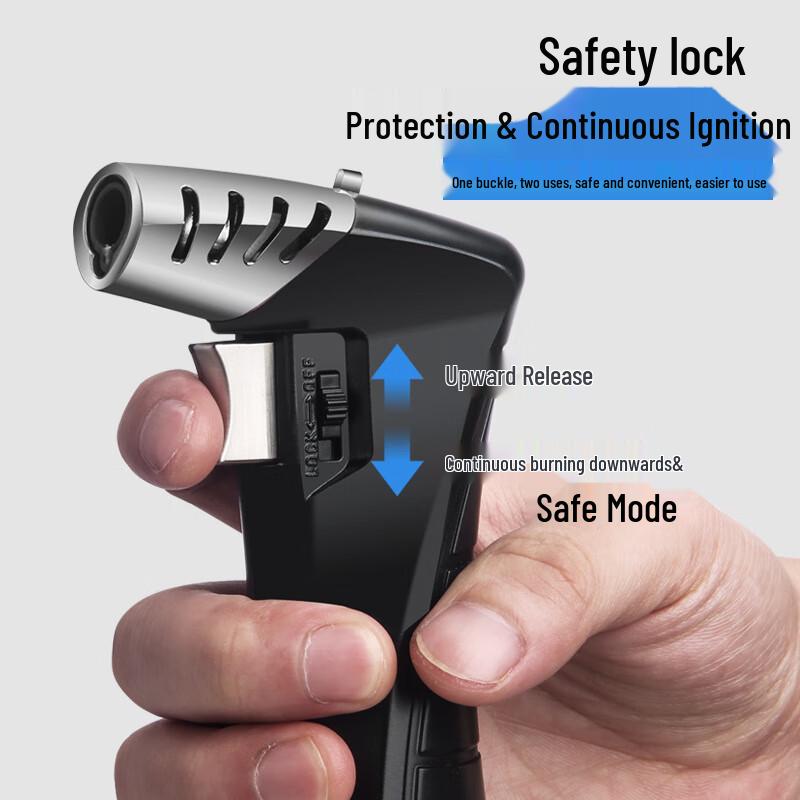 Zhi Shi Windproof Direct-Jet Metal Torch
