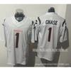 Camiseta de Fútbol NFL Cincinnati Bengals para Hombre Nombre Número Personalizado Algodón Camisa Deportiva Otoño