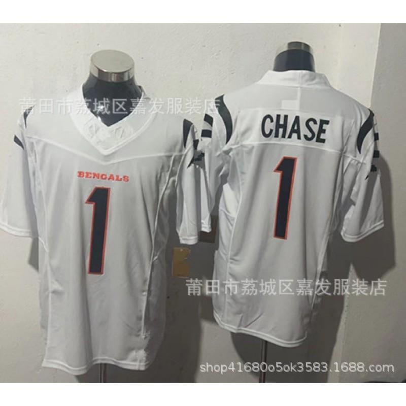 Camiseta de Fútbol NFL Cincinnati Bengals para Hombre Nombre Número Personalizado Algodón Camisa Deportiva Otoño