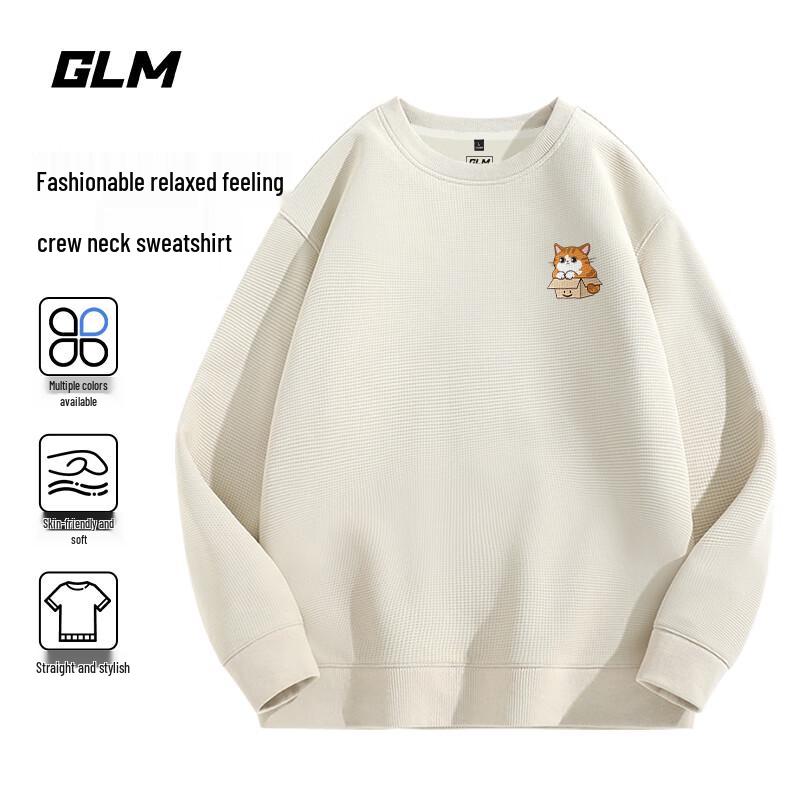 

GLM American Style Waffle Knit Crewneck Sweatshirt XL