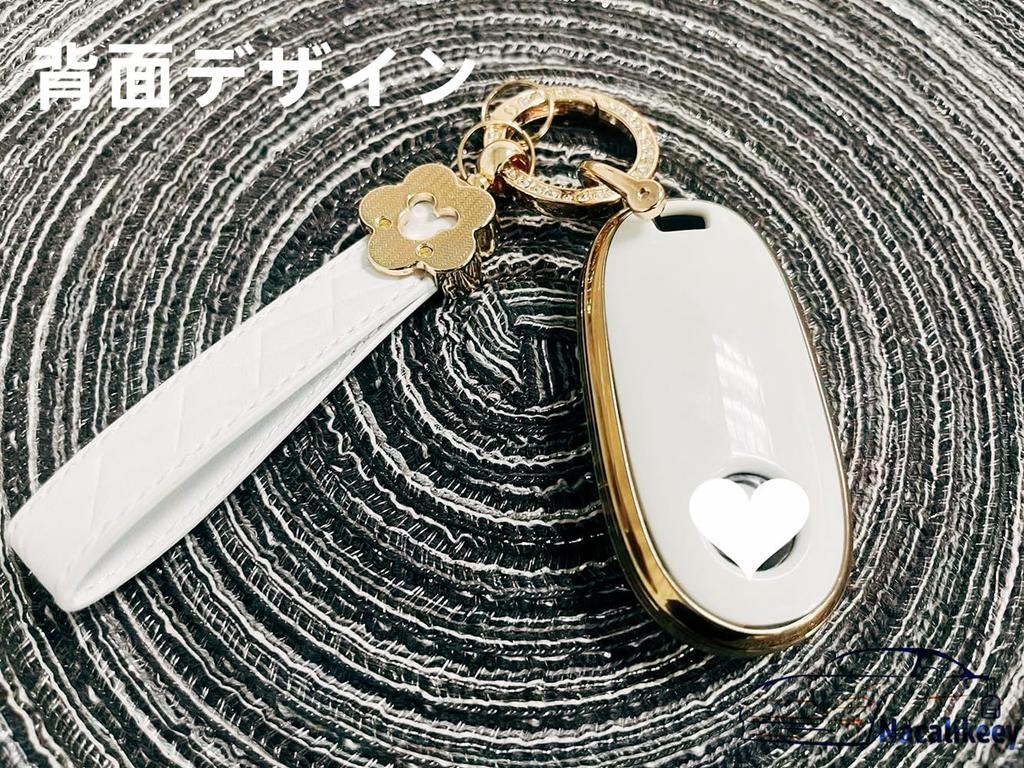Suzuki Double Sided Slide Key Case Cute Key Case Wagon R Stingray Plum Blossom Compatible with MR Wagon Alto Lapin Palette Roox Solio Hustler Sakura