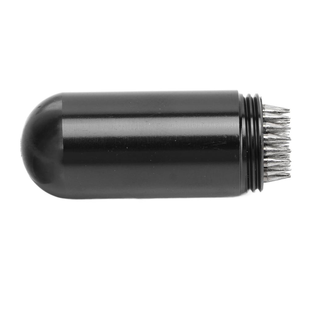 Snooker Pool Cue Tip Shaper Billiards Pool Cue Stick Tip Tool Pick with Key Chain Black