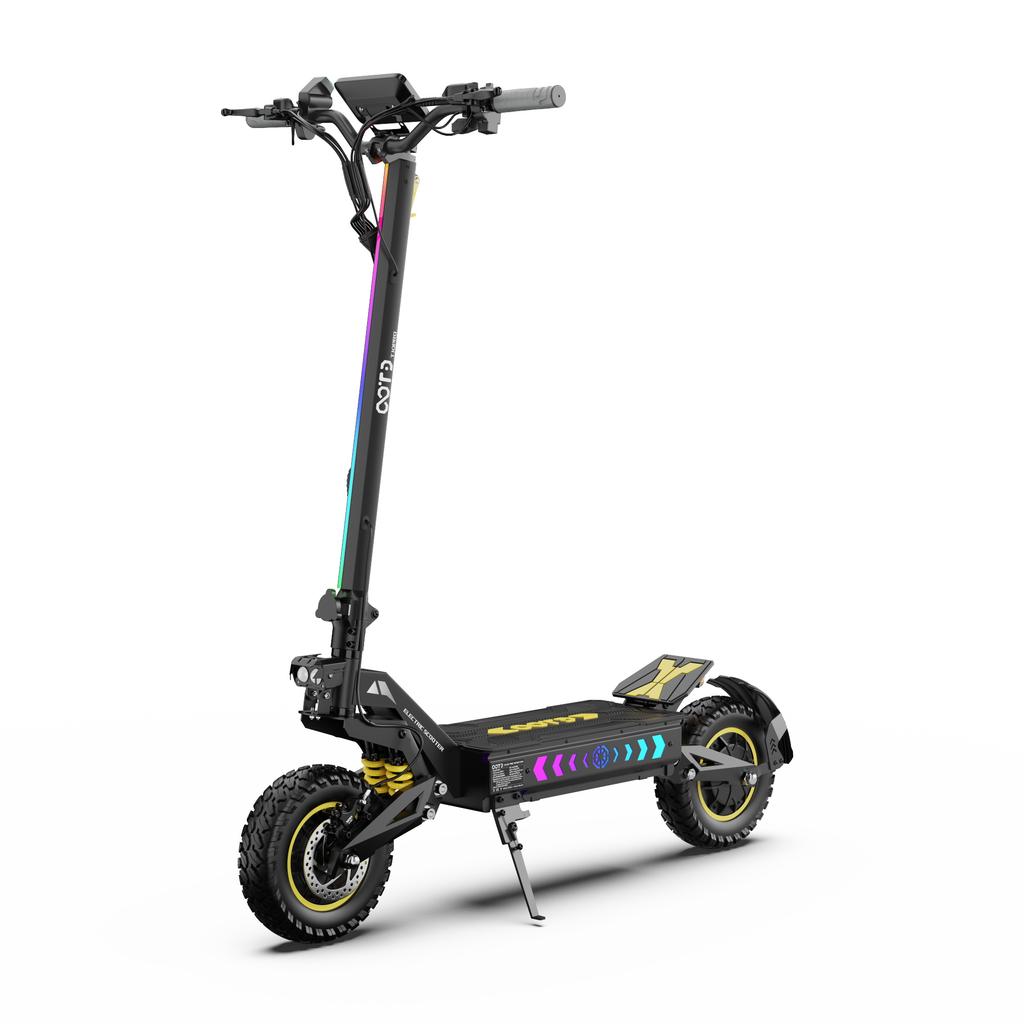 OOTD T10 Pro 11'' Elektrische Scooter, 1300W*2 motoren, 52V 23.4Ah batterij, topsnelheid 65 km/u, bereik ongeveer 70 km/u.