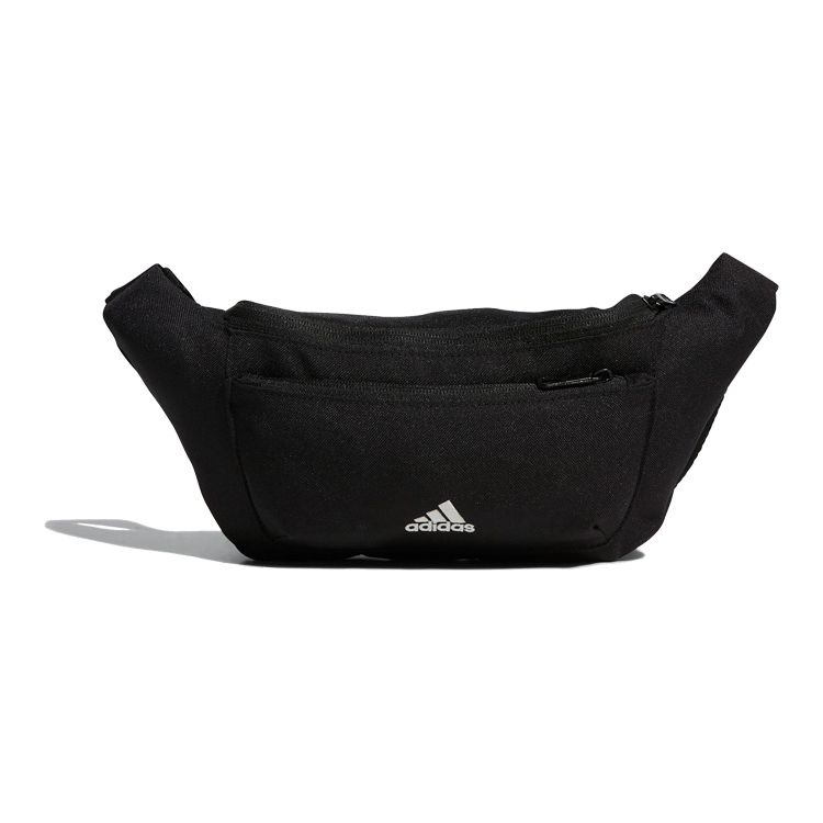 Adidas New Classic Logo Zipper Waist Bag Unisex Waist Bag Black HY5390 Black