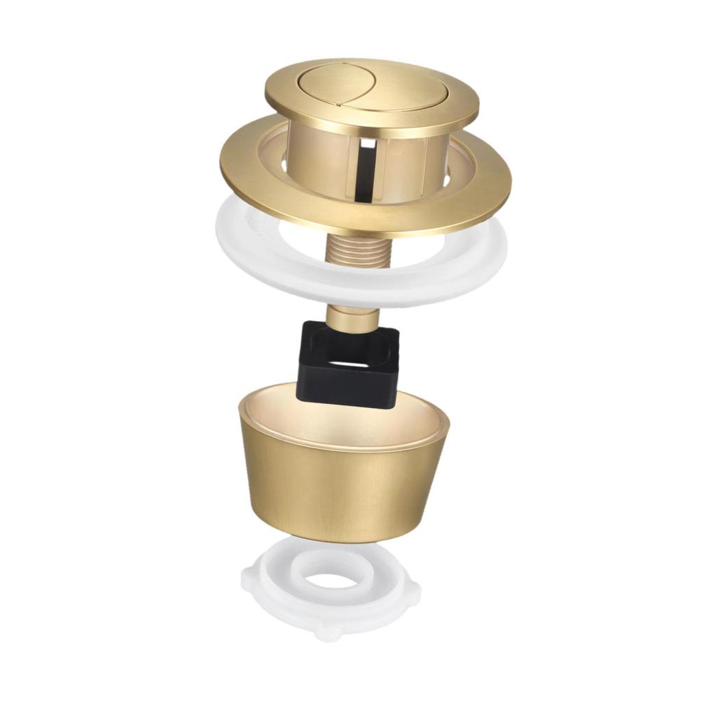 Toilet Tank Button Adjustable Accessories Toilet Flush Valves Fitting Full Half