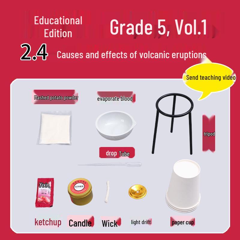5th Grade Science Kit: Volcanic Eruptions Textbook Edition