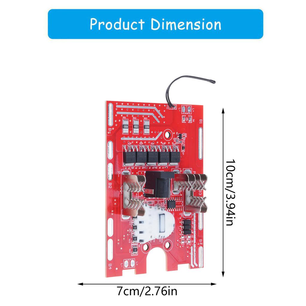 5 String Large Board for Makita 5Mos 3 with Balance Protection Board 21V Temperature Control Protection Battery Display