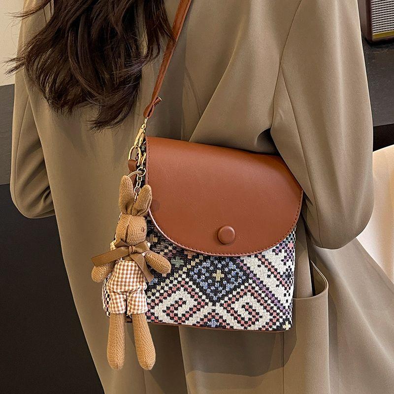 Ethnic Style Sub Bag for Women Mobile Phone Crossbody Bag for Women Shoulder Bag