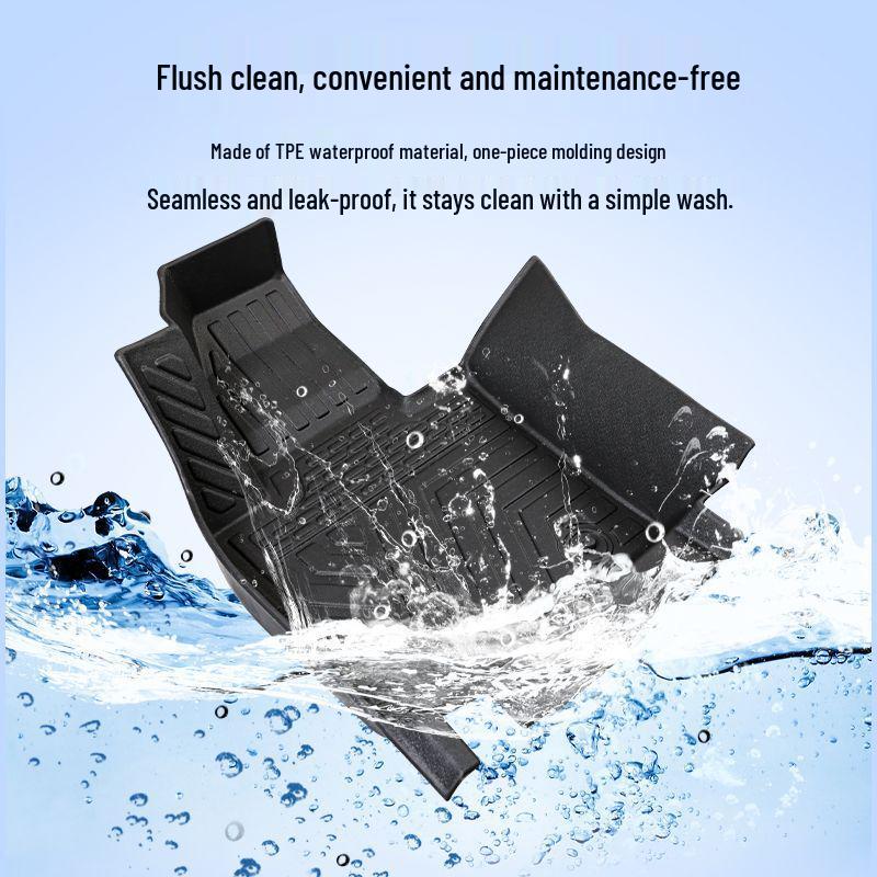 BYD Destroyer 05 TPE Surround Car Floor Mats - Double-Layer Silk Ring Design