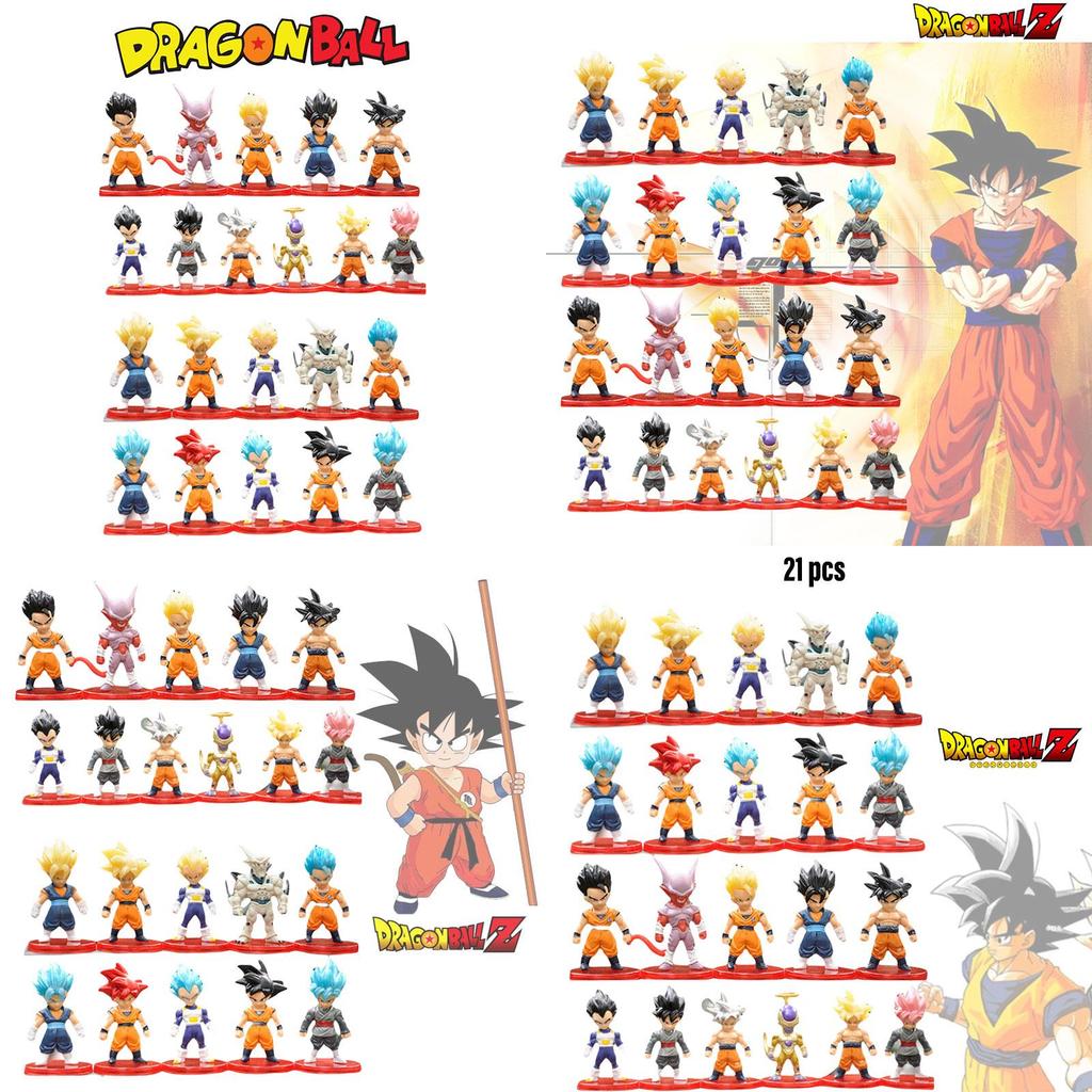 Dragon Ball Son Goku Figure Model Toy 7-7.5cm Plastic Collectible