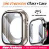 Screen Protector Cover For Apple Watch 46mm 42mm 45mm 40mm 41mm 44mm Ultra 49mm Hard Front Rear Bumper Case iWatch Series 11 10 9 8 7 SE 6 Accessories