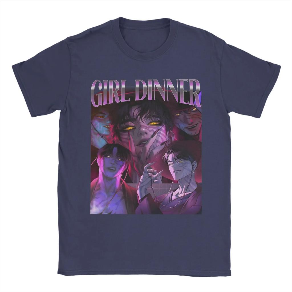 KPop Demon Hunters Girl Dinner Saja Boys Jinu T Shirt Men Cotton Creative T-Shirts Crewneck Tee Shirt Short Sleeve Clothing